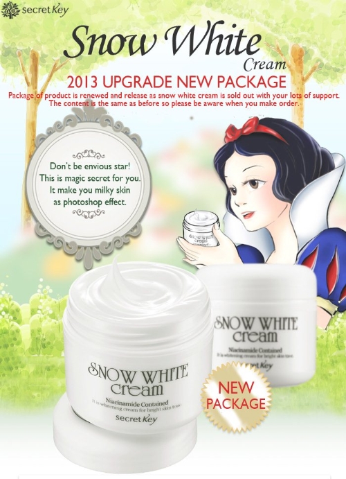 Snow White cream Secret Key