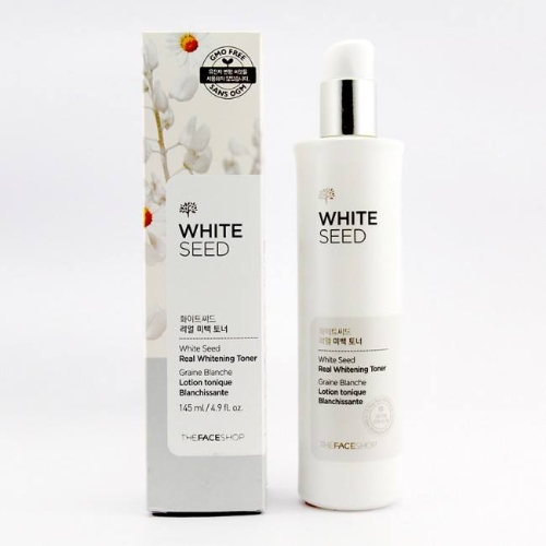 Nước hoa hồng dưỡng trắng da White Seed Real Whitening Toner - The Face Shop