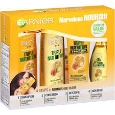 Bộ Gội Xả Garnier Fructis Triple Nutrition