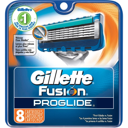 Vỉ 8 Lưỡi Dao Cạo Râu Gillette Fusion Proglide 5+1