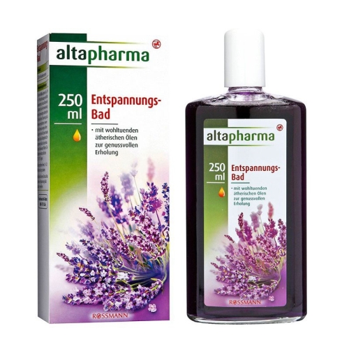 Tinh dầu tắm thảo mộc thư giãn chống cảm cúm của Đức Altapharma, 250ml