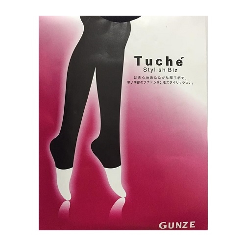 Quần tất dẫm gót GUNZE Tuché Stylish Biz - Nhật Bản (Đen, freesize)