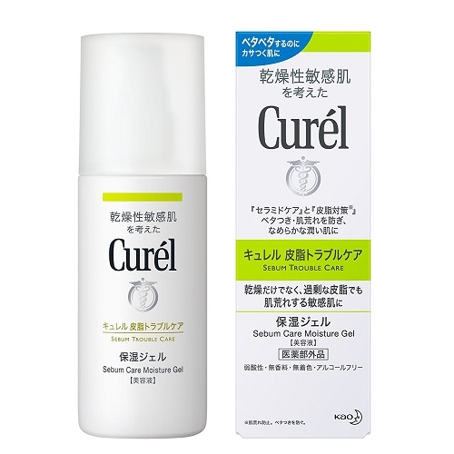 Gel dưỡng chăm sóc da dầu mụn Curel Sebum Trouble Care 120mL - Nhật Bản