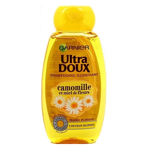 Dầu gội Garnier Ultra Doux mật ong hoa cúc 250mL - Pháp