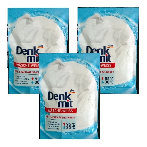 Combo 03 gói Bột tẩy trắng quần áo Denk Mit 50g x 3 - Đức