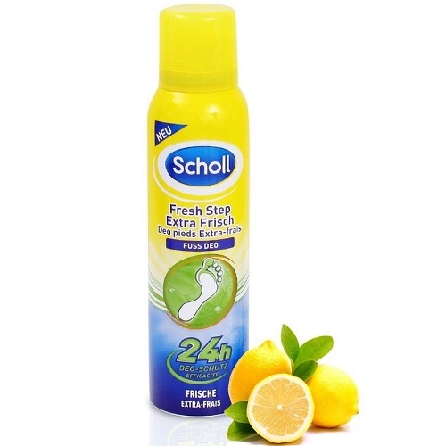 XỊt khử mùi hôi chân 24h Scholl Fresh Step Extra Frisch 150ml - Đức