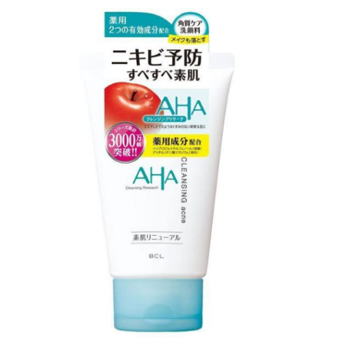 Sữa rửa mặt trị mụn AHA Wash Cleansing Acne Nhật Bản 120g