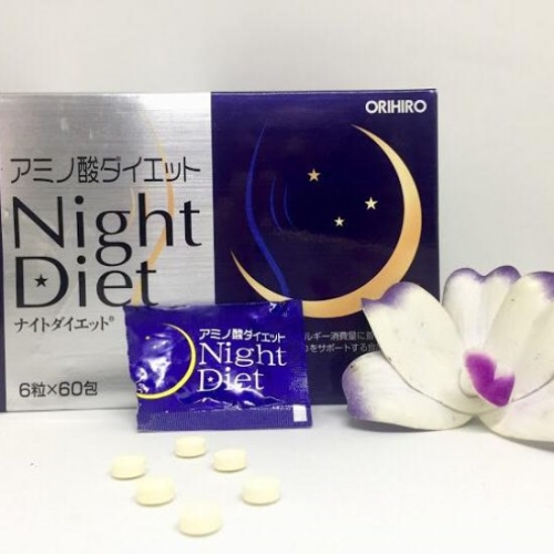 Viên uống giảm cân Orihiro Night Diet Hộp 60 Viên - Nhật Bản