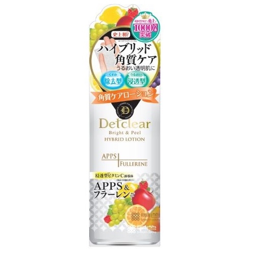 Nước hoa hồng Detclear Bright & Peel Hybrid Lotion 180ml - Nhật bản