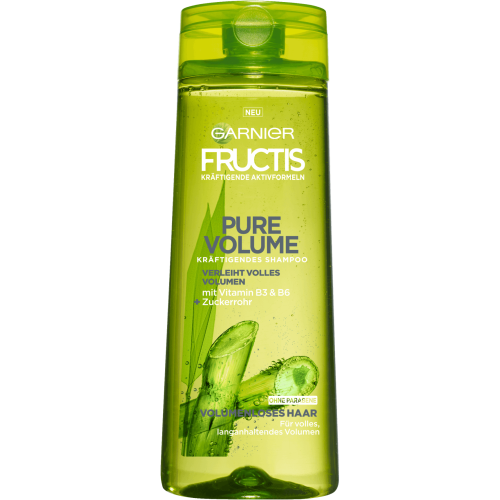 Dầu gội bổ sung vitamin và làm dày tóc Garnier Pure Volume 300ml - Pháp
