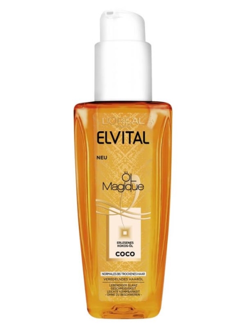 Tinh dầu dưỡng dành cho tóc thường Loreal Elvital Oil Magique 90ml (Trắng)