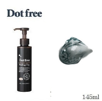 Gel tẩy trang, tẩy da chết bùn khoáng và Collagen tươi Dot free Peeling Clay Oil Cleansing - 145ml