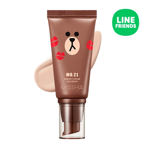 Kem nền che khuyết điểm Missha – M Perfect Cover BB Cream – Gấu Brown SPF42/PA+++ 50ml
