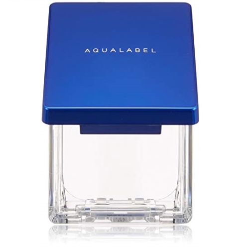 Vỏ hộp đựng phấn Shiseido Aqualabel - Nhật Bản  (Xanh)