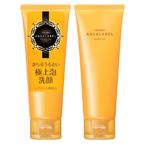 Sữa rửa mặt Shiseido Aqualabel Wash EX Màu Vàng (110g) - Nhật Bản
