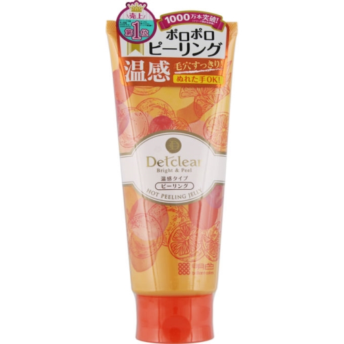Gel tẩy da chết nóng Detclear Hot Peeling Jelly 180ml - Nhật Bản
