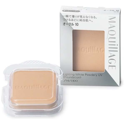 Lõi phấn trang điểm Shiseido MAQUILLAGE lighting white powdery UV 10g - Nhật Bản