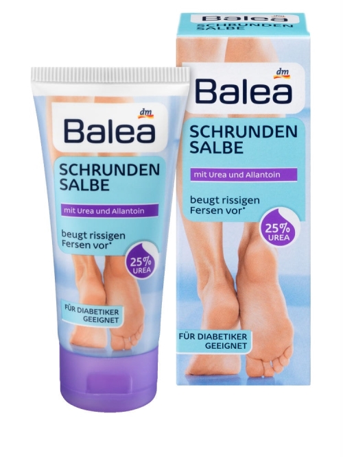 Kem trị nứt nẻ gót chân và dưỡng da chân BALEA Schrunden Salbe Đức - 50mL