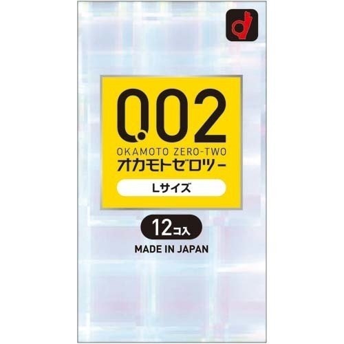 Hộp 10 chiếc Bao cao su OkamotoZero zero three 0.02 size L - Nhật Bản