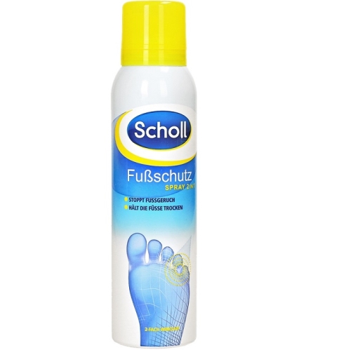 Xịt Khử Mùi Hôi Chân Scholl Fusschutz Spray 2 in 1, 150 ml
