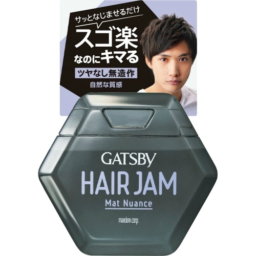 Gel vuốt tóc GATSBY Hair Jam Mat Nuance 110ml - Nhật Bản (Ghi)