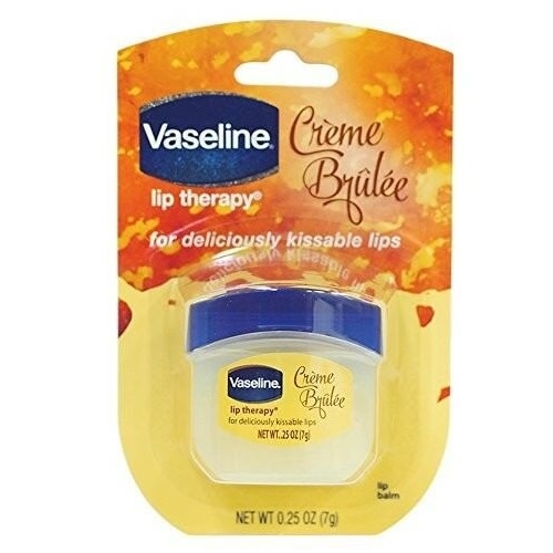 Sáp dưỡng ẩm môi Vaseline Creme Brulee hương vani 7g - USA