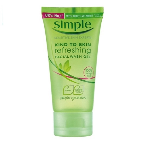 Sữa rữa mặt dạng gel Simple Kind To Skin Refreshing Facial Wash Gel - 150ml