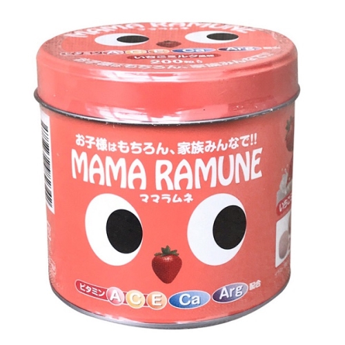 Kẹo bổ sung Vitamin dành cho bé biếng ăn MAMA RAMUNE 200 viên - Nhật bản