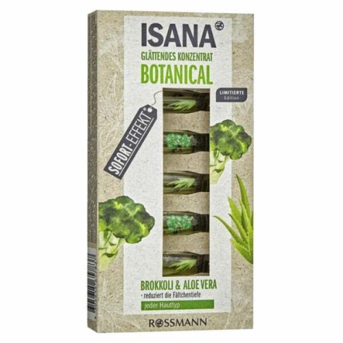 Huyết thanh mờ nhăn, tái tạo da ISANA Botanical chiết xuất từ bông cải và lô hội (5x2ml)