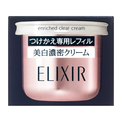 Lõi Thay Thế - Kem đêm mờ nám trắng da, chống lão hóa Shiseido Elixir Enriched Clear Cream 45g