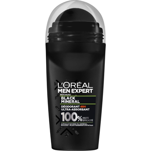 Lăn khử mùi nam Loreal Men Expert Black Mineral 48h 150ml