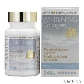 Viên uống làm trắng da trống lão hoá Whitening Collagen 