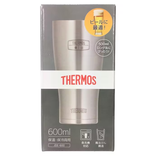 Ly giữ nhiệt Thermos Vacuum Insulated Tumbler 600ml Stainless JDE-600 - Nhật