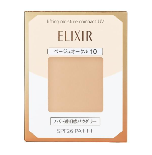 Lõi phấn phủ Shiseido Elixir Lifting Moisture Compact UV SPF26 PA+++ (9.2g) (màu 10- da sáng)