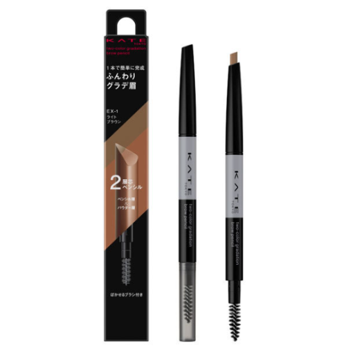 Chì kẻ mày hai màu Kate two-color Gradation Brow Pencil (màu EX1 nâu sáng)