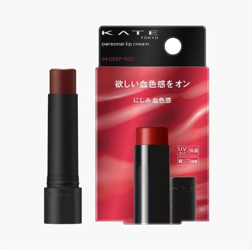 Son dưỡng môi Kate Personal Lip Cream SPF11 Pa++ 3.7g- màu 04 Deep Red