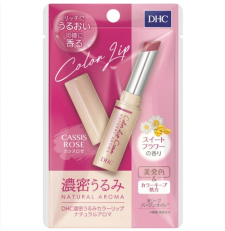 Son dưỡng môi có màu và hương thơm DHC Color Lip Cream Natural Aroma (1.5g) - Nhật Bản