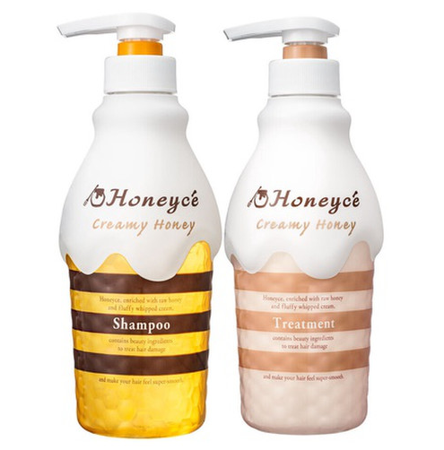 Bộ gội xả Honeyce Creamy Honey dưỡng ẩm da đầu 470ml - Nhật Bản