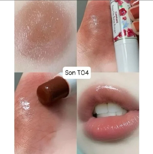 Son dưỡng có màu CANMAKE Stay On Balm Rouge Lipstick SPF11 PA+ T04 Chocolate Lily