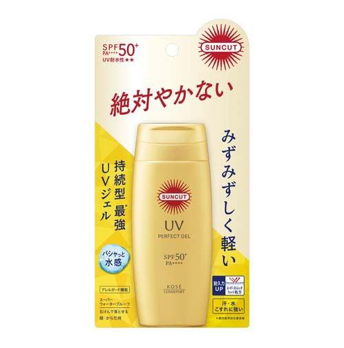 Kem chống nắng dạng Gel KOSE Suncut UV Perfect Gel lâu trôi SPF50+ PA++++ 80g - Nhật Bản