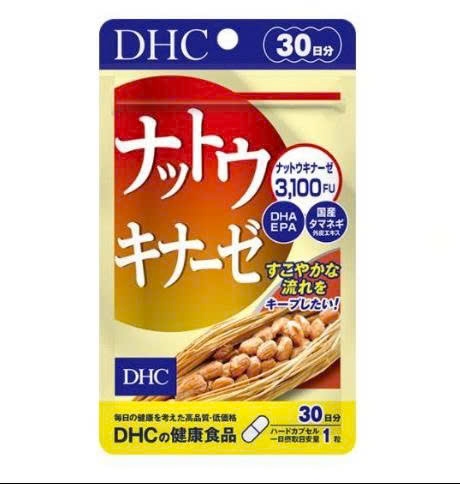 Viên uống hỗ trợ sức khỏe D.H.C Nattokinase (30 viên) - Nhật Bản