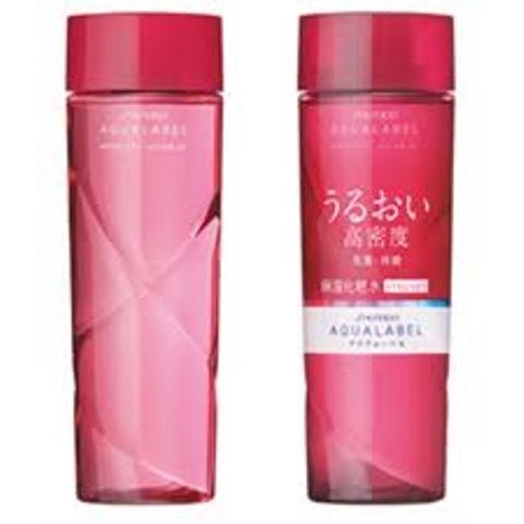 Nước hoa hồng Shiseido Aqualabel đỏ dành cho da thường đến khô