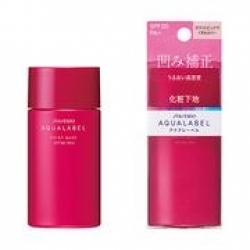 Kem lót  Aqualabel Shiseido màu đỏ cho da thường đến khô