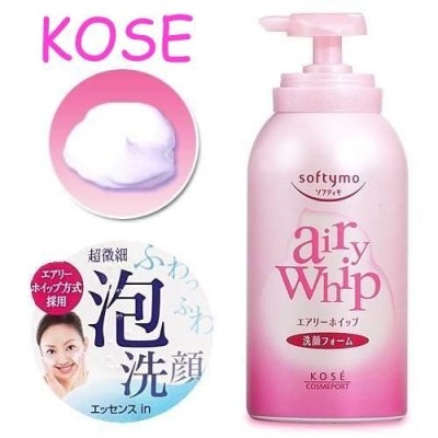 Tẩy trang Kose softymo Airy Whip Cleansing Foam 